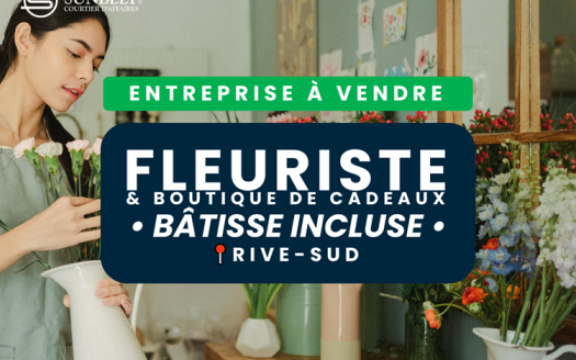 FLEURISTE & BOUTIQUE DE CADEAUX . 4000PC . BÂTISSE INCL.